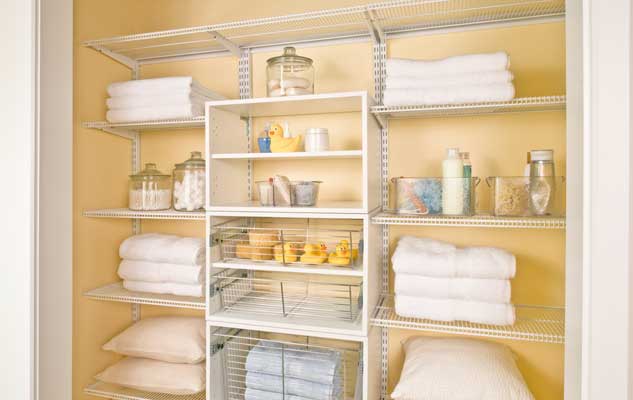 organize your linen closet