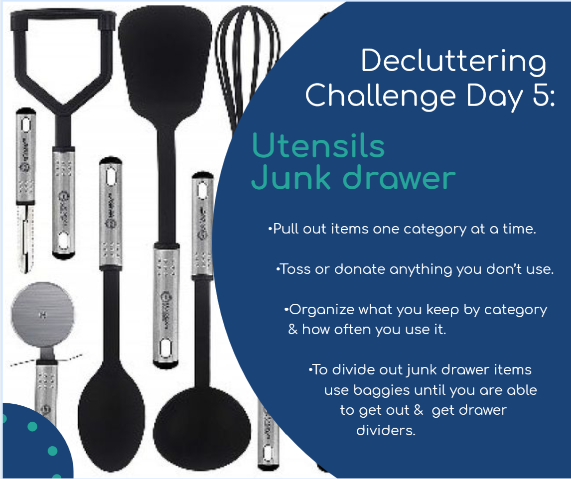 Declutter Challenge – Week 1 – Day 5