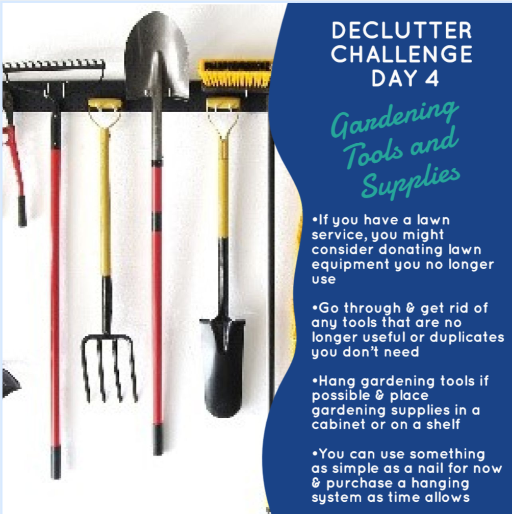 Declutter Challenge – Week 5 – Day 4
