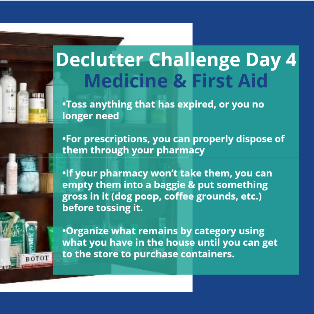 Declutter Challenge – Week 1 – Day 4