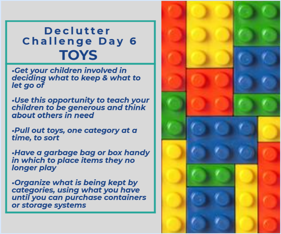 Declutter Challenge – Week 3 – Day 6