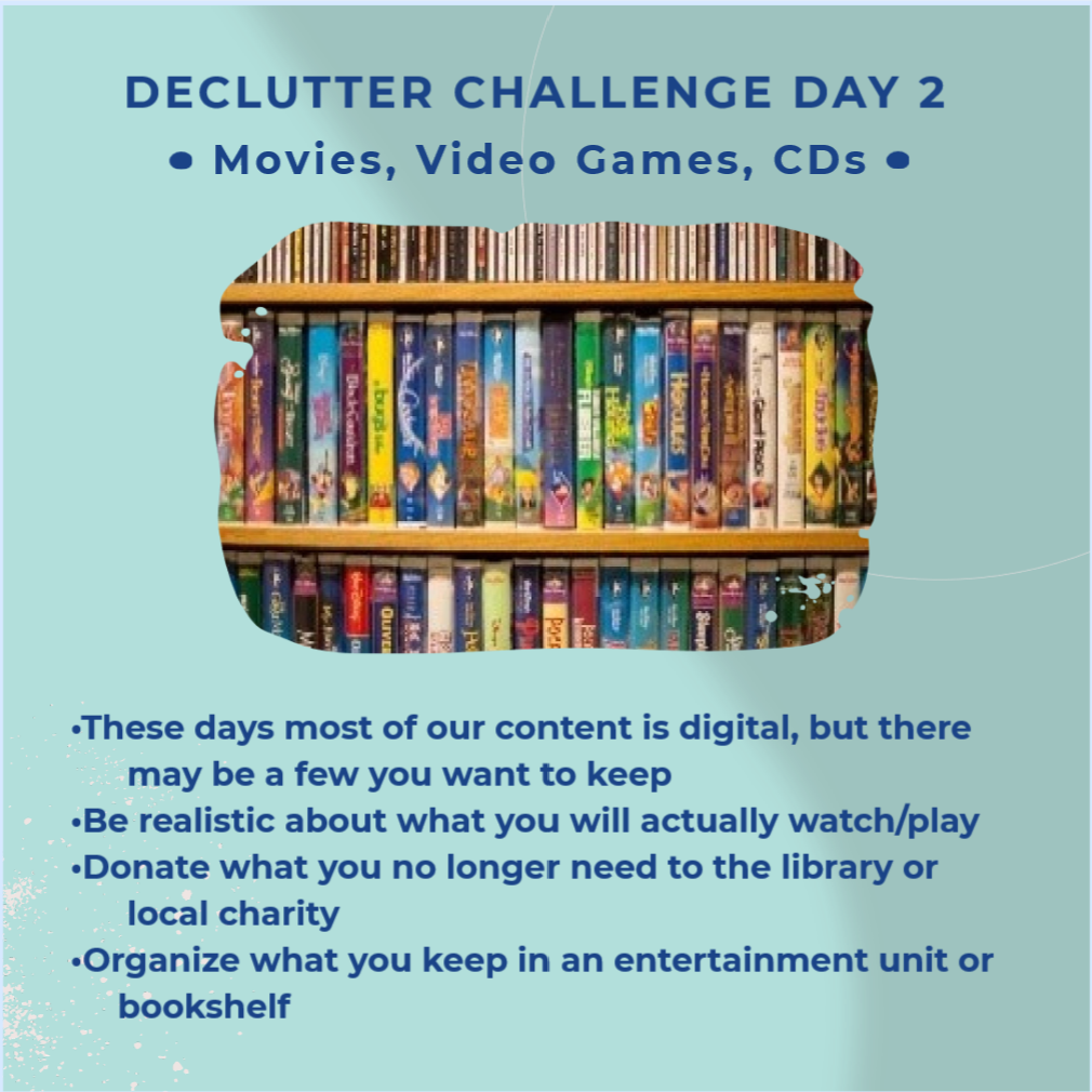 Declutter Challenge – Week 4 – Day 2