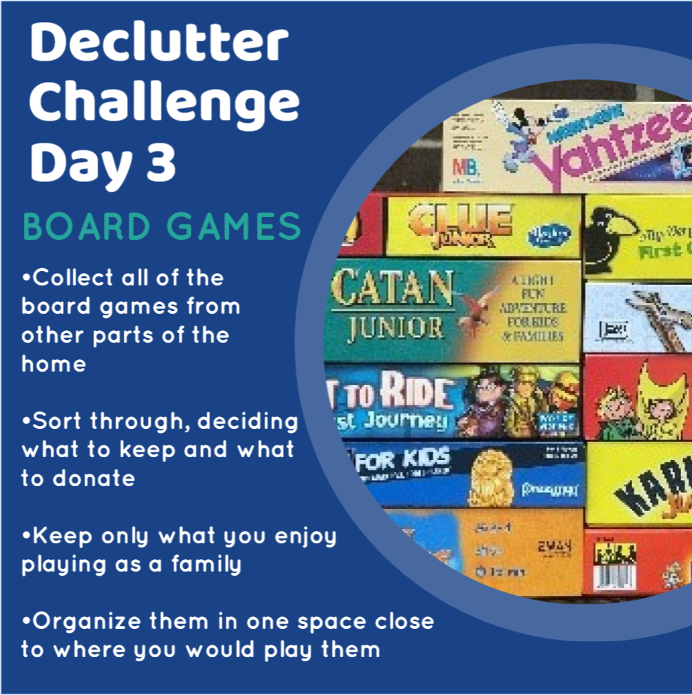 Declutter Challenge – Week 4 – Day 3