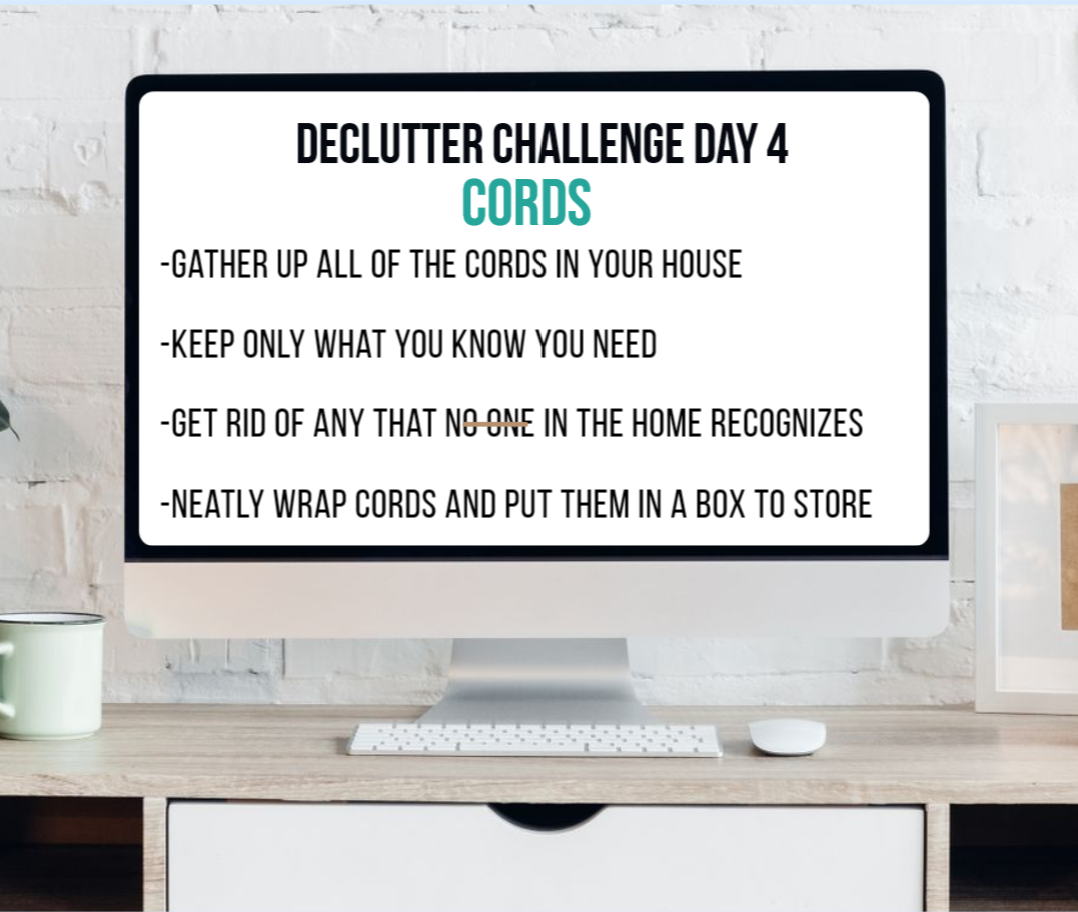 Declutter Challenge – Week 4 – Day 4