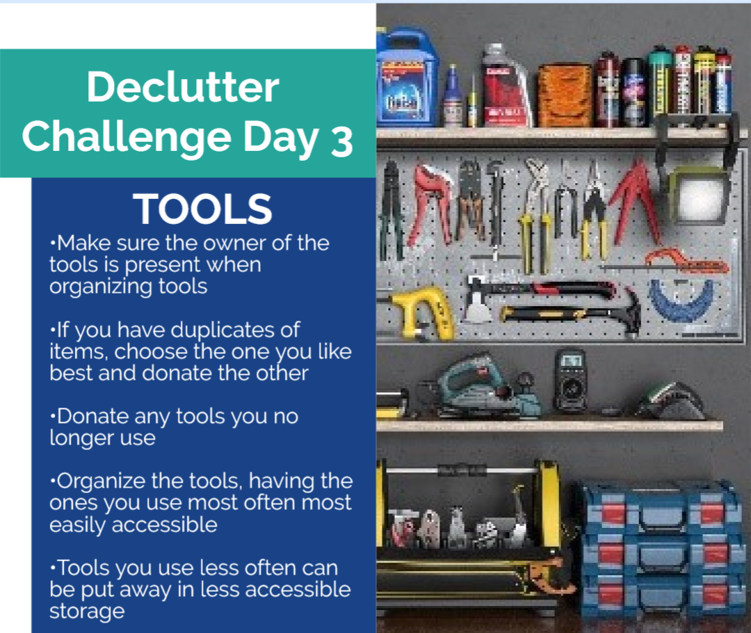 Declutter Challenge – Week 5 – Day 3