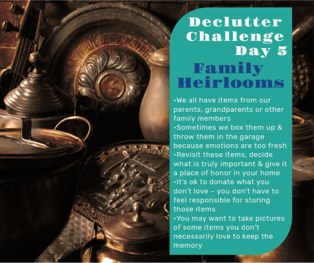 Declutter Challenge – Week 5 – Day 5