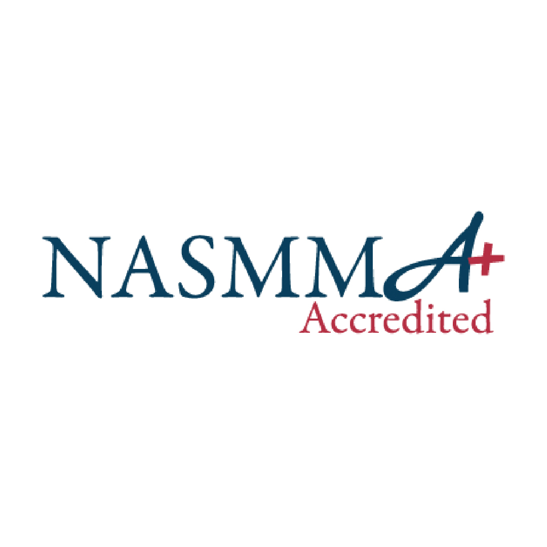 NASMM A Plus Accredited