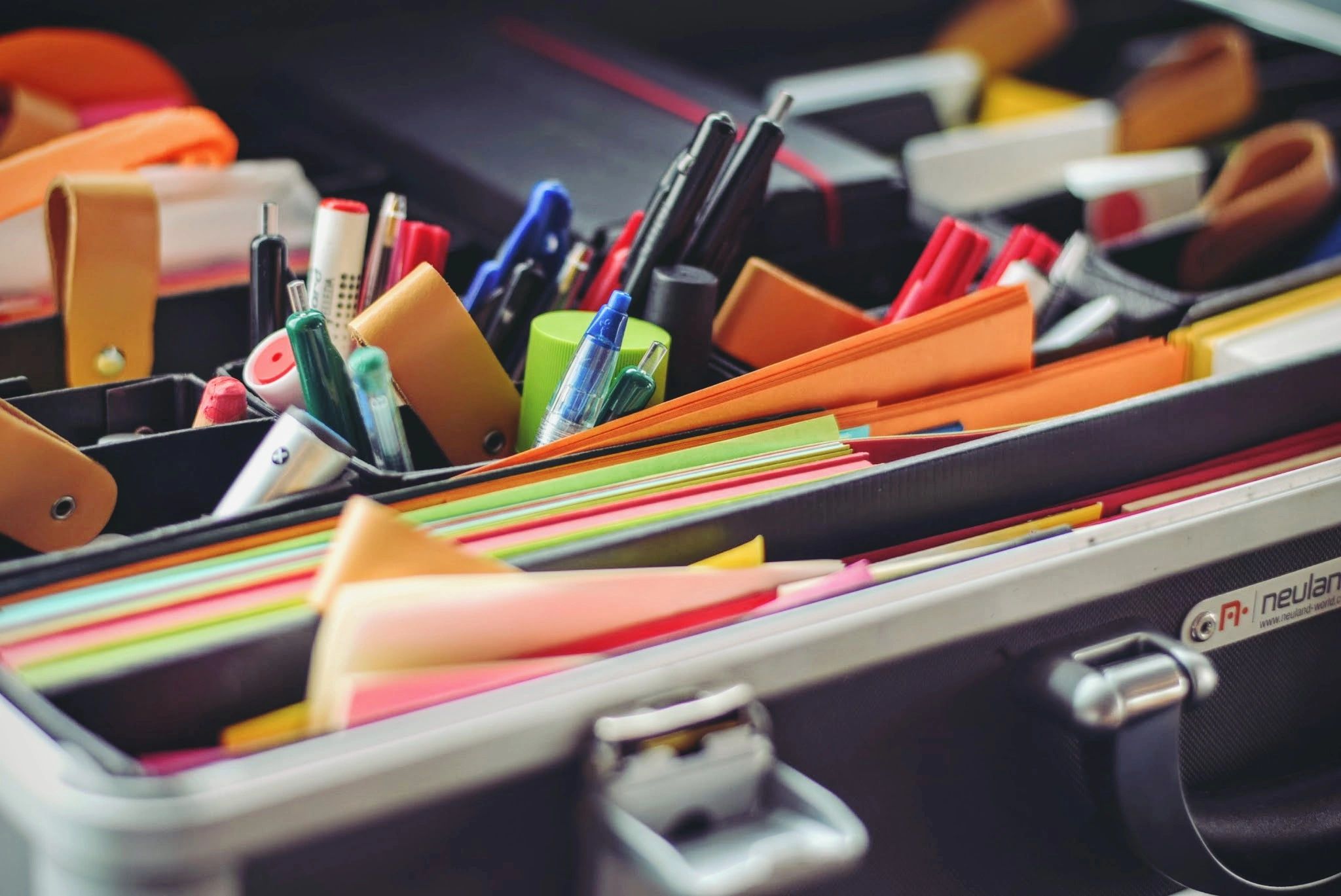 office supplies that are unorganized